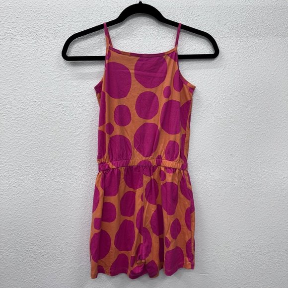 Uniqlo marimekko pink orange polk-a-dot girls romper  Size: 9-10 - Picture 7 of 7